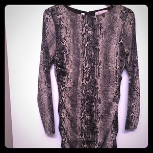 Snakeskin dress